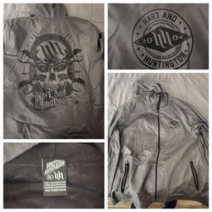 Hart & Huntington Tattoo Shop Las Vegas Windbreaker Size XL Dated 2004 Vintage